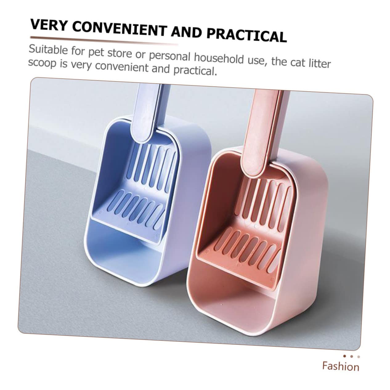 Pala para Arena de Gatos, Herramienta Multifuncional for la Limpieza de excrementos Gato. Diseño ergonómico for facilitar en el hogar(Blue)