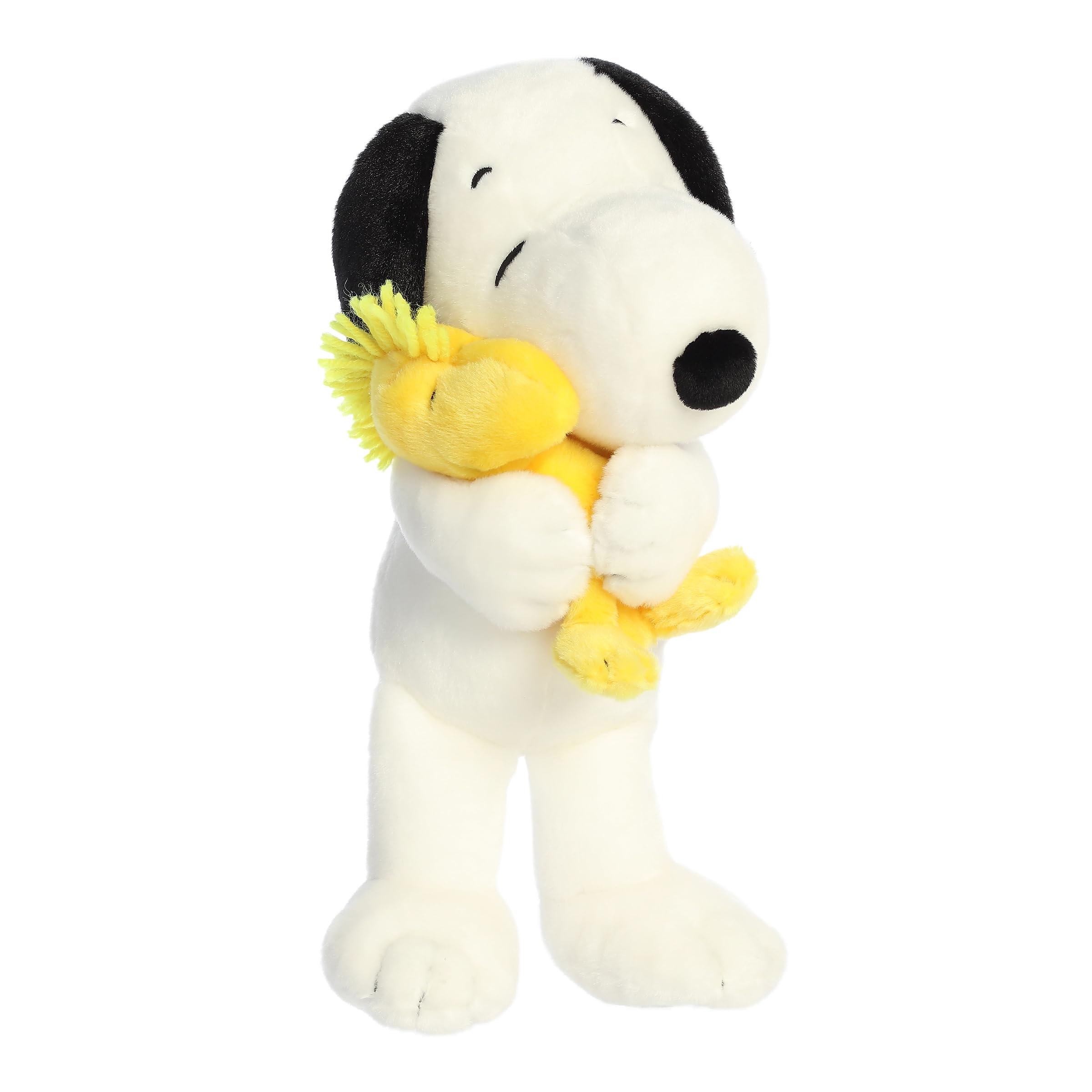 Aurora Adorable Peanuts Big Hugs Snoopy & Woodstock Animal de Peluche, Juguetes con Licencia Oficial para Todos los Fans de Snoopy, Regalo nostálgico para Adultos y Celebraciones de cumpleaños, 12
