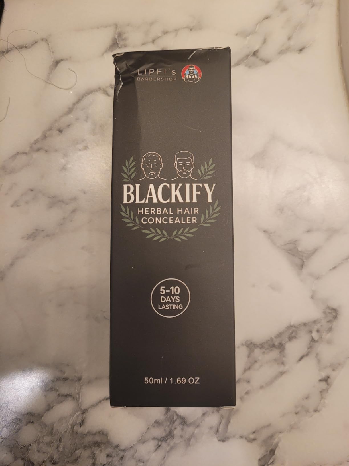 LIPFISBARBERSHOP.COM BLACKIFY – Herbal Hair Concealer for Thinning Hair and Bald Spots (50 ml)