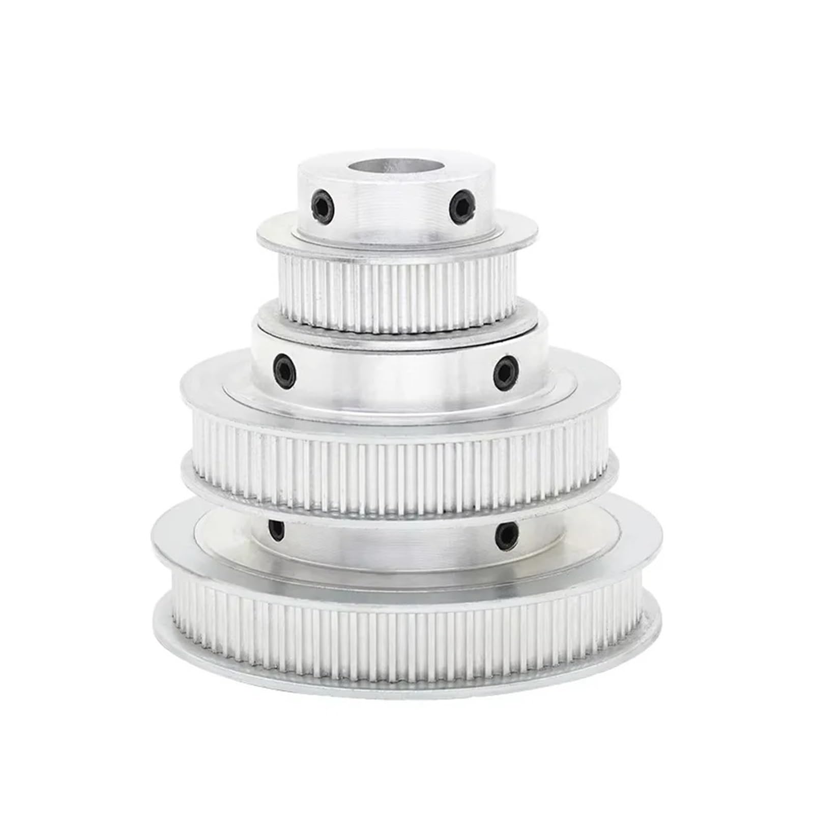 Polea de Correa de Distribución 50 dientes 60 HTD 3M diámetro de polea 5-25mm ancho la correa distribución 10/15mm HTD3M 50T 60T síncrono(Bore 25mm,60 Teeth,16mm (for belt 15mm))