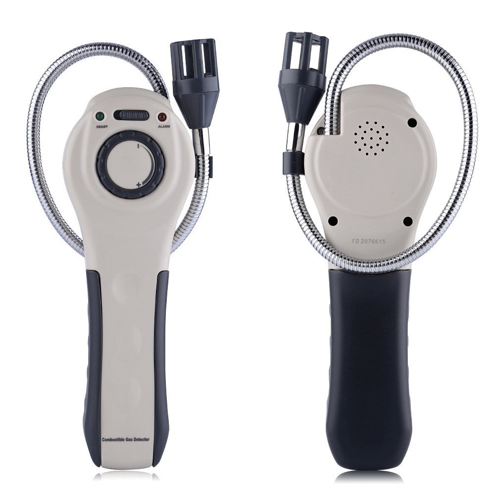 Brennbares Gasmelder Amgaze Portable Handy Haushalt Brennbares Gas-detektor Erdgas / Methan / Alkohol Leck Tester mit Alarm / Taschen / 3 Batterie