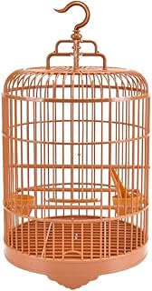 Bird Cage 1 Set Birdcage Traveling Accessories Round Bird Cage Aviary Cage Outdoor Cages for Birds Budgie Cage Bird Travel Cage Plastic Bird Keeping Cage Lovebird Cage Lining