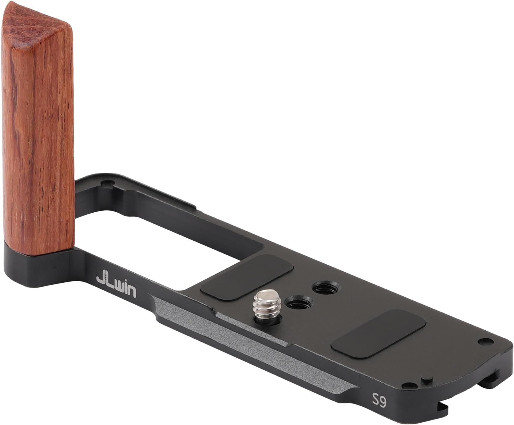 Hersmay Handgrip for Panasoic S9 Quick Release L Plate Bracket Holder Hand Grip for Panasonic Lumix S9 Digital Camera for Arca Swiss Tripod Head-Black