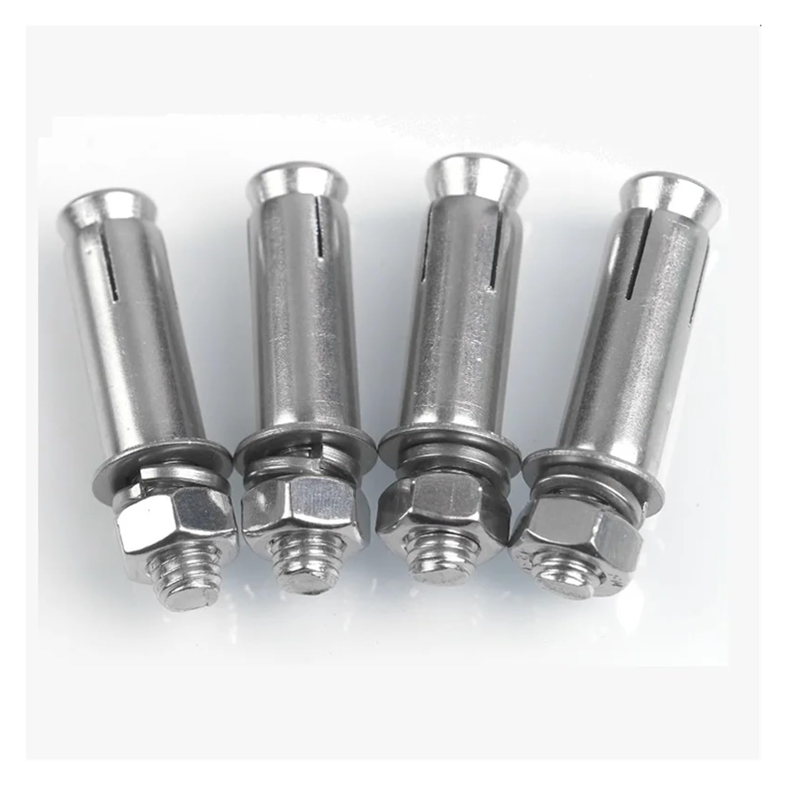 pernos de anclaje, 1/5 piezas M6 M8 M10 -M20 304 A2 Tornillo de expansión hexagonal acero inoxidable Pernos anclaje hormigón(1pcs,M10x110)