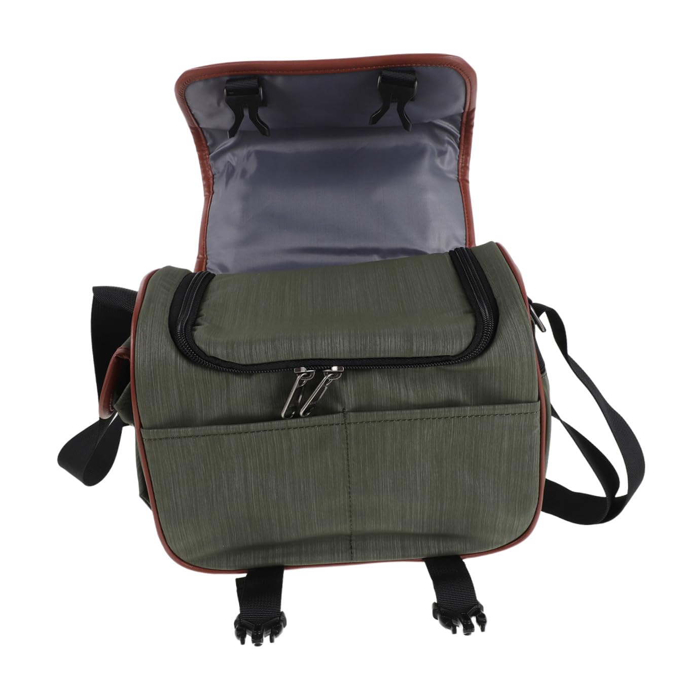 PLAFOPE Borsa per Fotocamera Dslr e Mirrorless in Nylon, Compatta | Tracolla e Maniglia, Scomparti Interni Scientifici, per Viaggio e Outdoor, Accesso Rapido e Protezione Completa