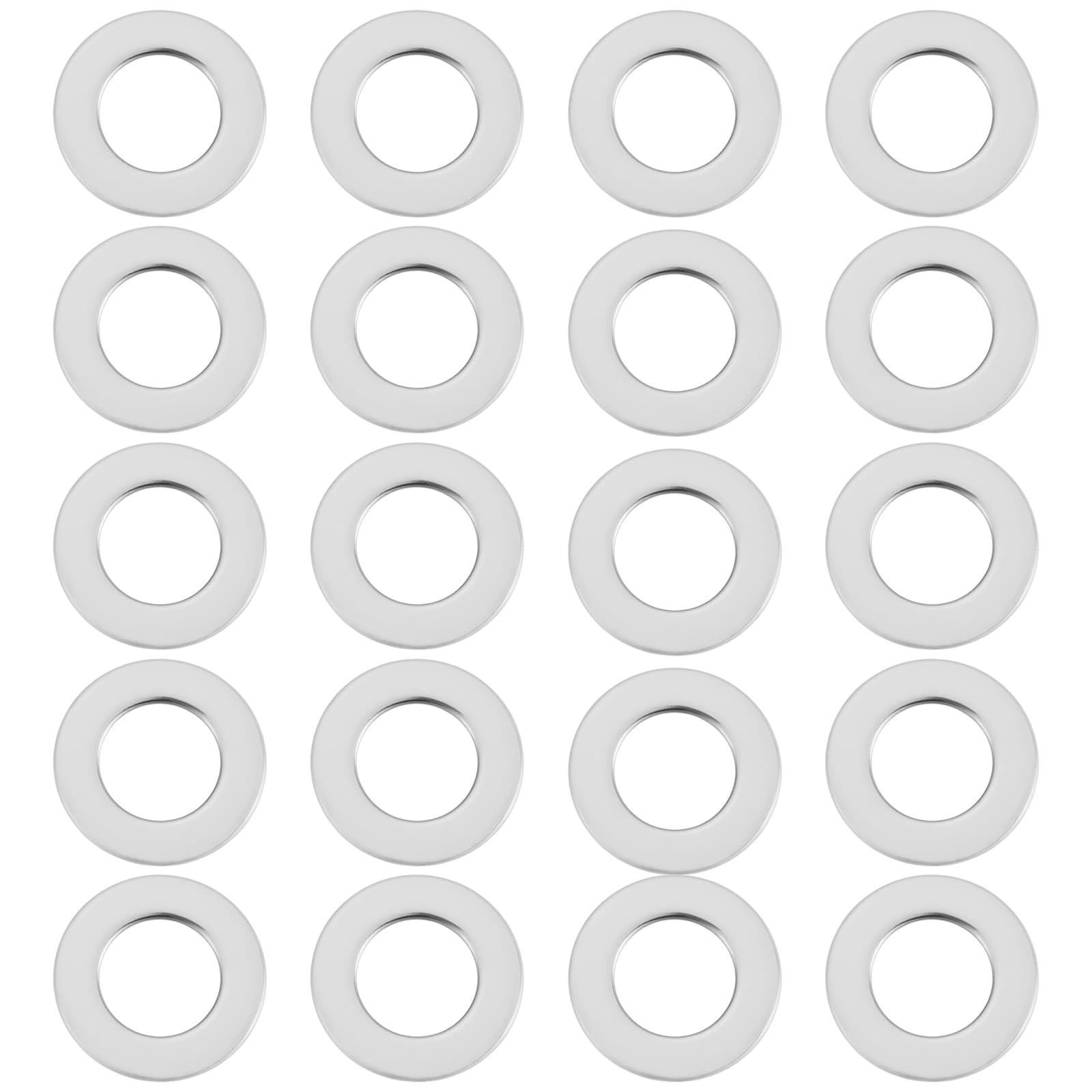 LT Easiyl 20pcs M6x12x0.5mm Stainless Steel Bicycle Disc Brake Rotor Washers Compatible with Brake Rotors