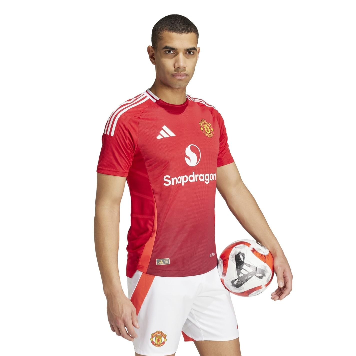 adidas Camiseta auténtica del Manchester United 2024 2025 para hombre