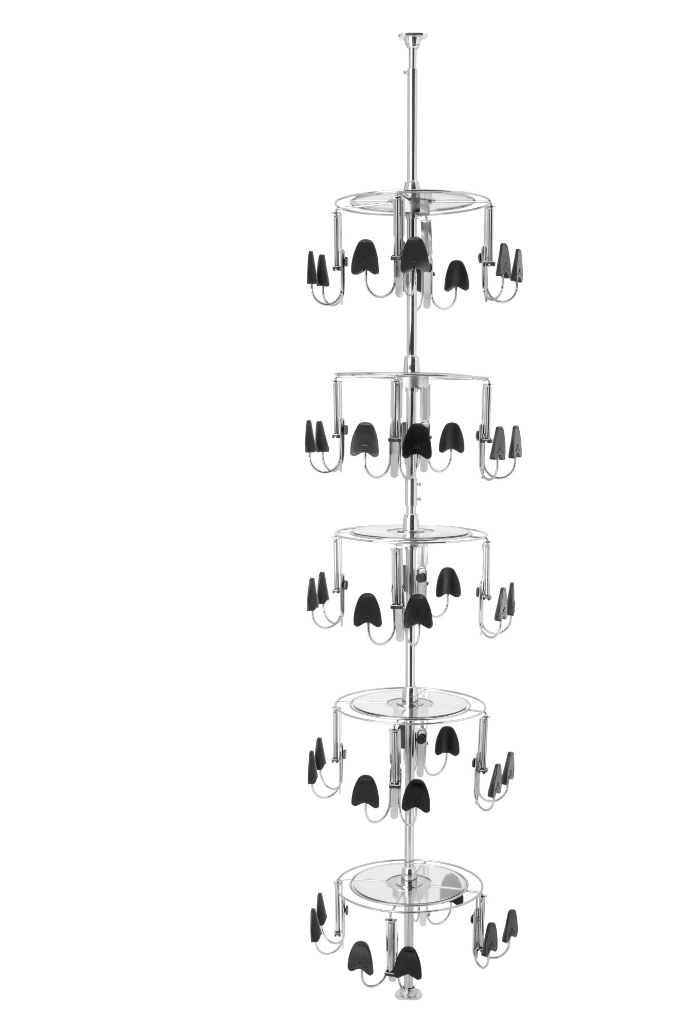 Rev-A-Shelf Lazy Shoezen Rotating Men's Shoe Organizer for Custom Closet Systems