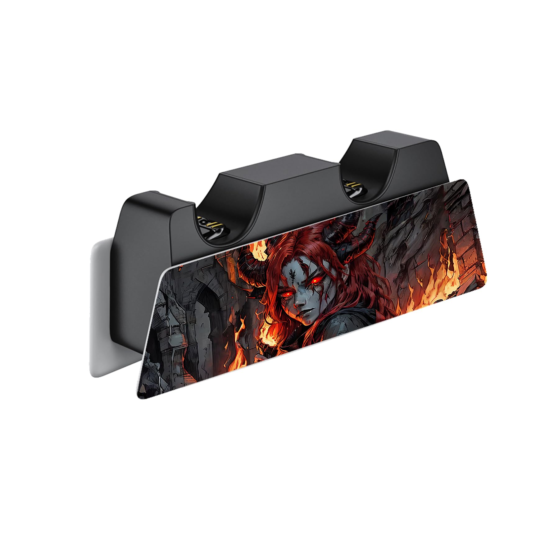 playvital Pegatina Completa para ps5 Edición Normal Calcomanía Vinilo para ps5 Consola&Control&Estación de Recarga&Control Remoto&Audífonos Adhesivo para ps5-Enviado de Llamas