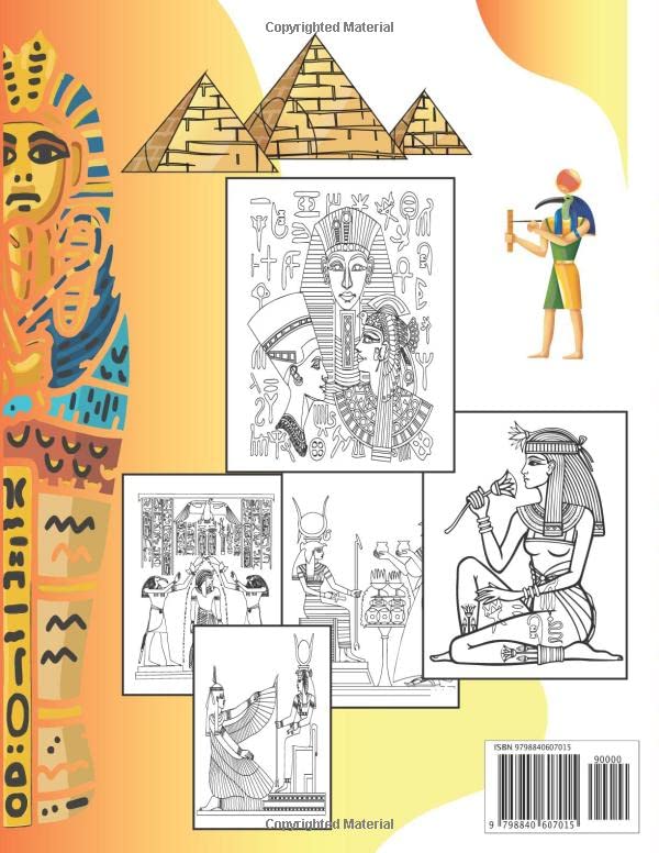 Ancient Egypt Coloring Book Fo Kids: All About Ancient Egypt for Children,104 pages with 50 Unique, Educational Coloring Pages Filled with Interesting ... Egypt for Childs Ages + 4 years,Boys & Girls| - Image 2