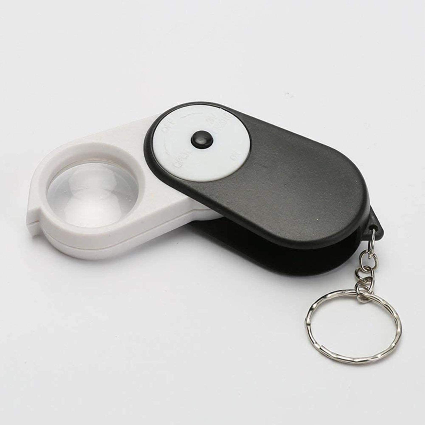 MRKU Lupa Gafas de Aumento, lupas, Lupa de Mano 3X, Lente HD sin Montura para Lectura, reparación de Manualidades, Lupa