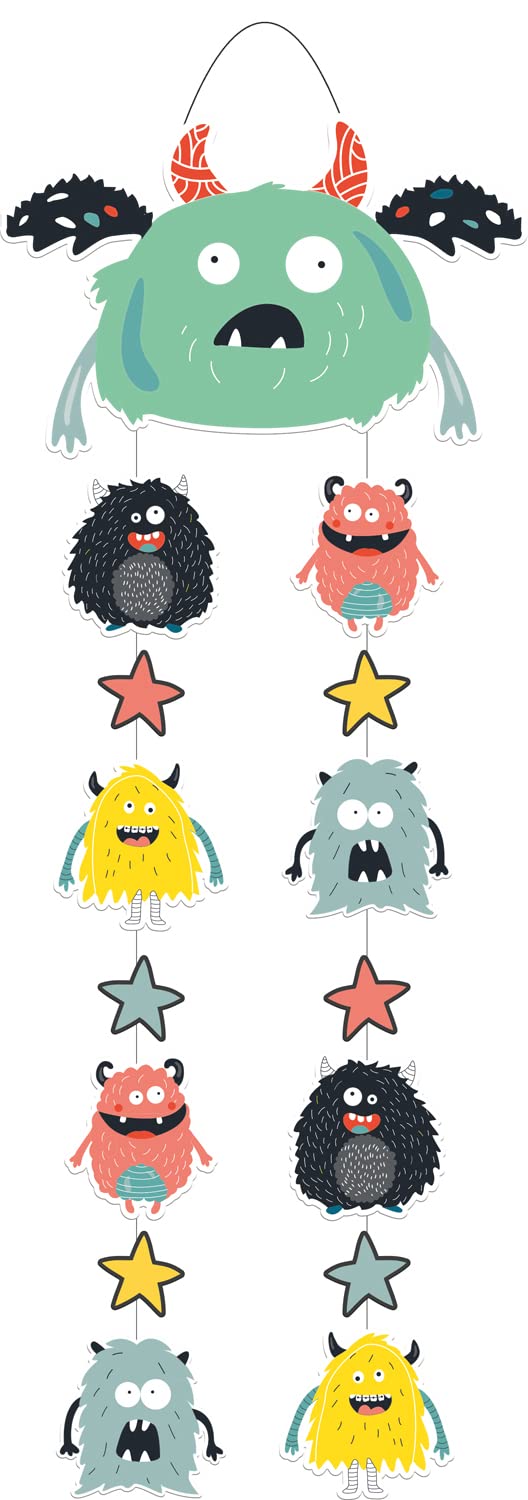 Folat 68300 Hanging Decoration Monster Bash 30 x 85 cm Multi-Coloured
