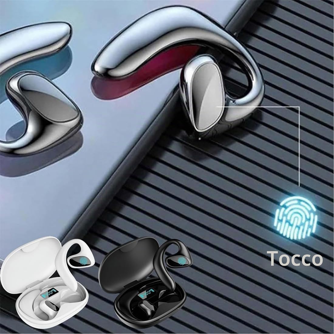 Meacode AI Translation Earbuds, Meacode Traduttore, Auricolari Traduttore Simultaneo,144 Lingue, Funzione Offline, Cancellazione RumoreImpermeabili IPX5, Ideali per Viaggi/Affari/Apprendimento (B)