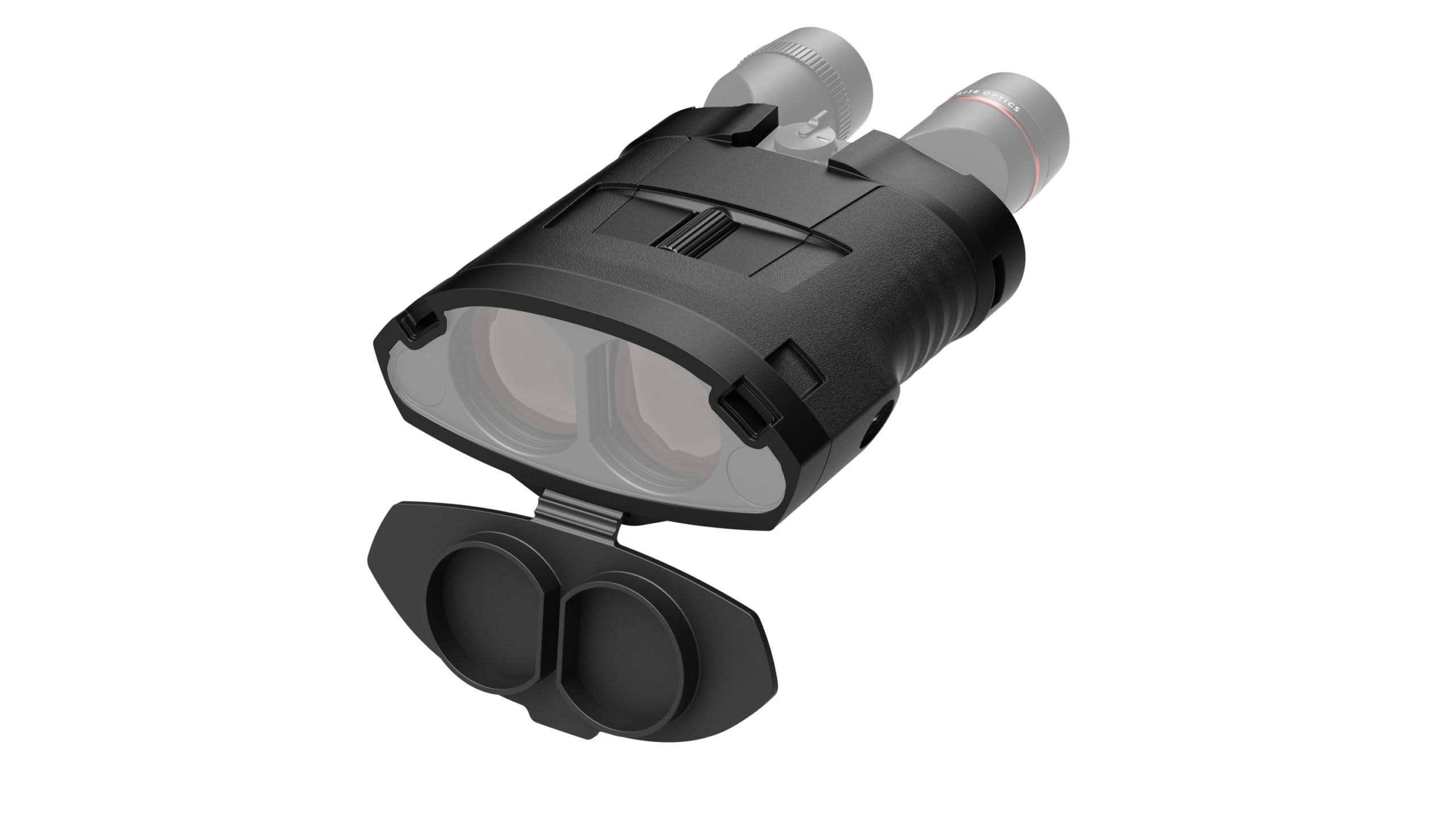 Kite Optics - Etui Silicone Noir Kite pour Jumelles stabilisées obj 50 mm