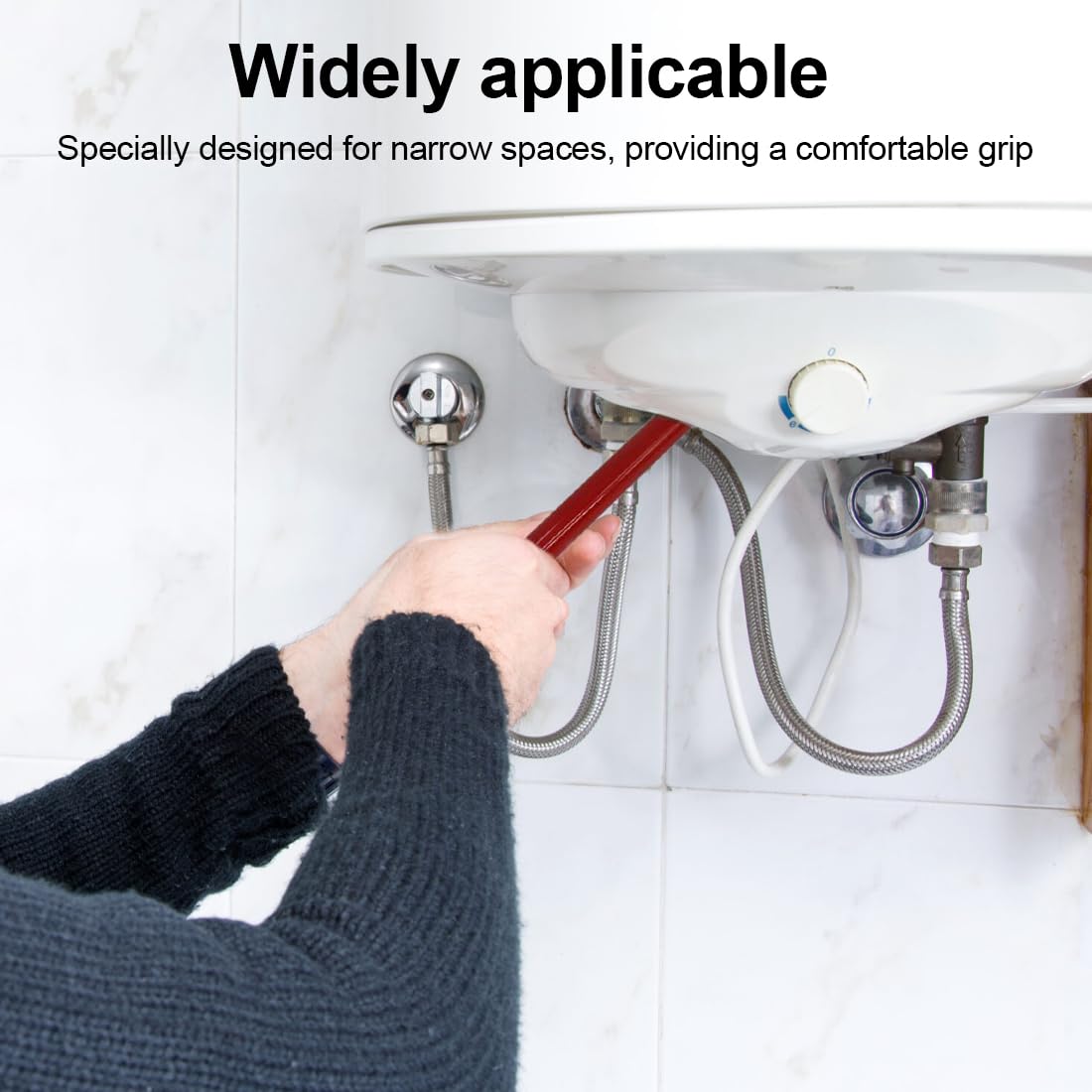 Clé Ajustable EIHI Pour Lavabo - 255mm - Tête Pivotante 180 Clé Ajustable EIHI Pour Lavabo - 255mm - Tête Pivotante 180