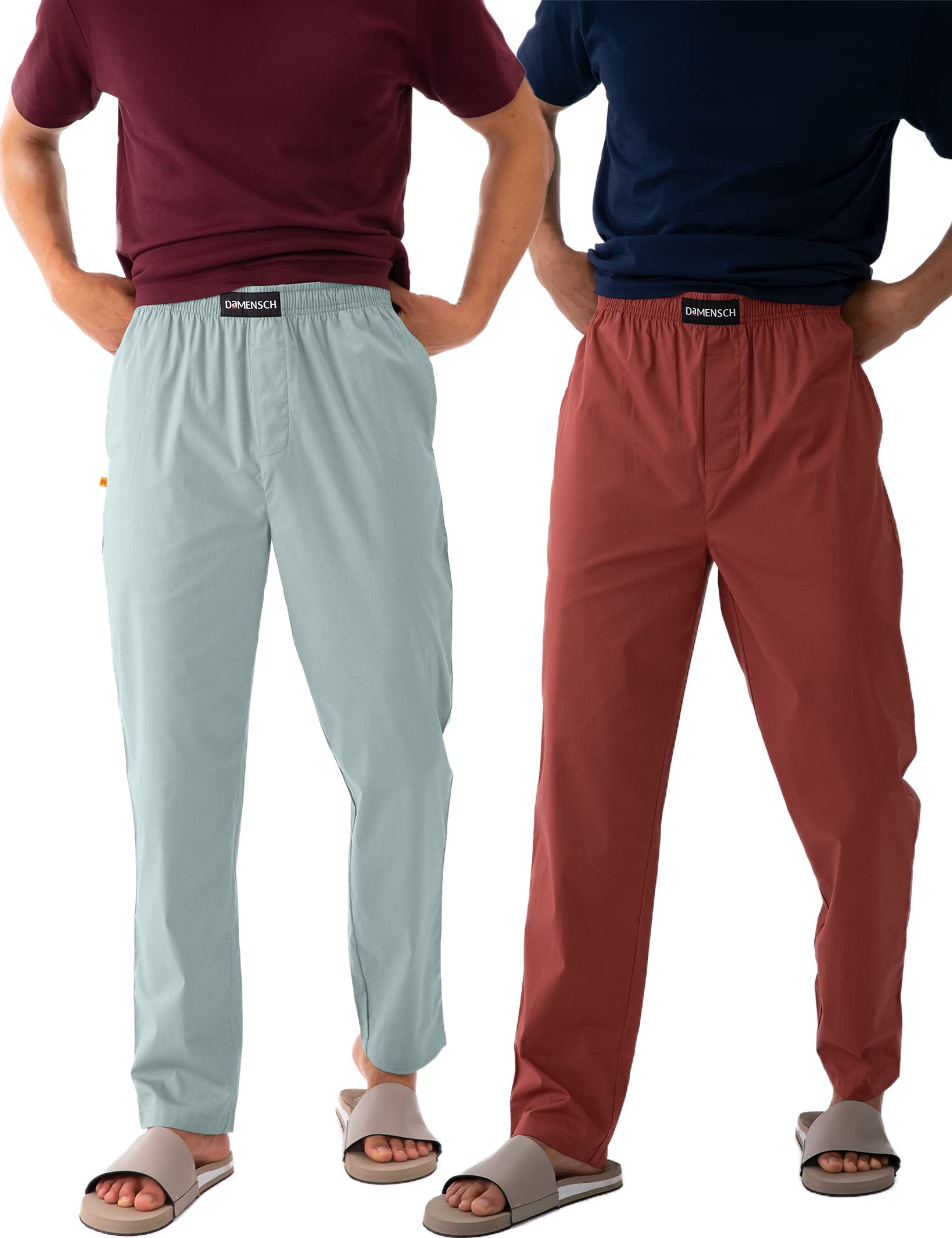 DAMENSCH The Stretch Men's Woven Cotton Tapered Fit Pyjama Pants