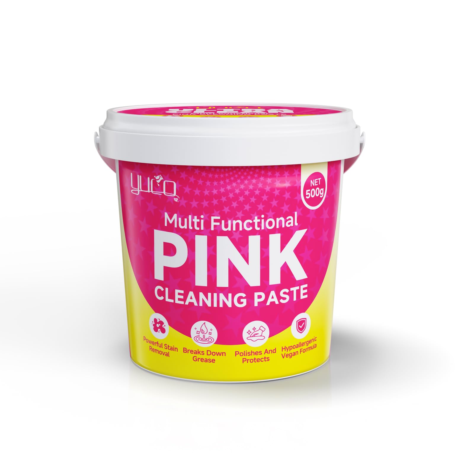 All Purpose Cleaner-The Pink Stuff-The Miracle All Purpose Cleaning Paste Clay Bar Cleans Stoves,Bathrooms,All Hard Surfaces–100% Natural Cleaning Product