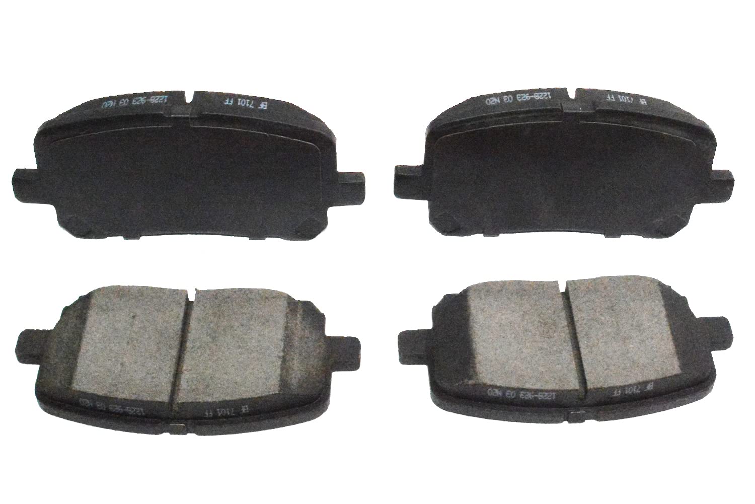 Front Ceramic Brake Pad Kit Replacement for Pontiac Vibe 2003-2008 Toyota Corolla Matrix D923