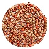 300 TEILE SET HOLZPERLEN: Dies ist das ultimative Holzperlen Set! Jede Packung beinhaltet 300 x 11 mm Perlen mit einem 0, 6 cm großen Loch zum Aufziehen. In unserem qualitativ hochwertigem Holzperlen Set sind 5 verschiedene Designs enthalten, die perfekt zueinander passen. Kreieren Sie damit wundervolle Kleinkunst!
