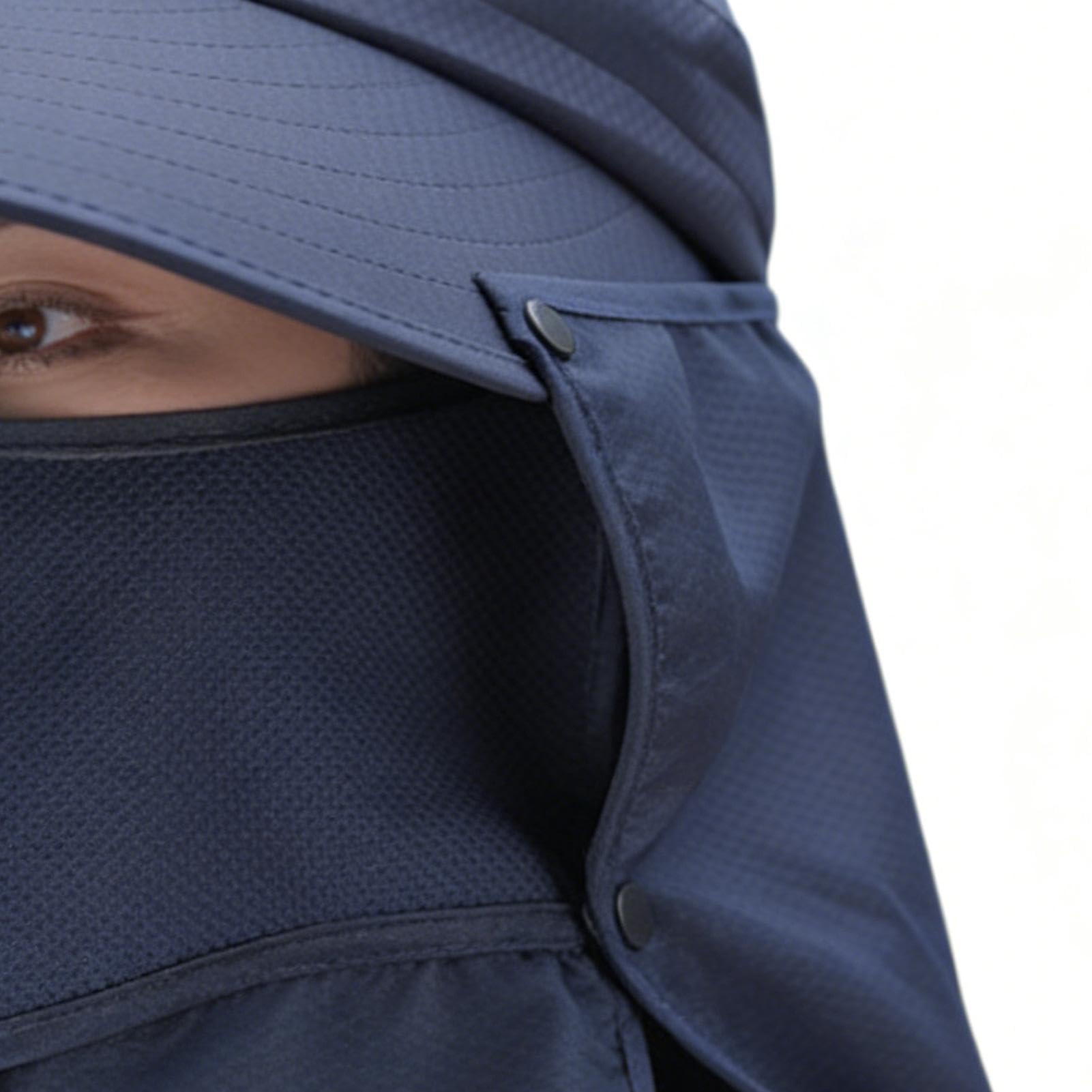 Cappello con ventilatore solare - rimovibile collo copricollo protezione UV ampio bordo traspirante, cappelli da sole per uomini,Per donne uomini giardinaggio escursionismo pesca all'aperto spiaggia