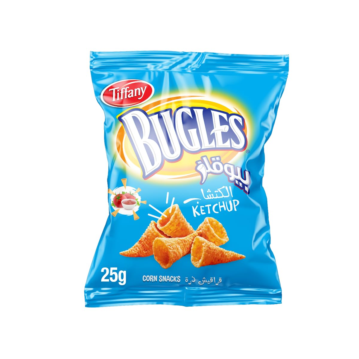 TiffanyKetchup Bugles 12 x 75 g