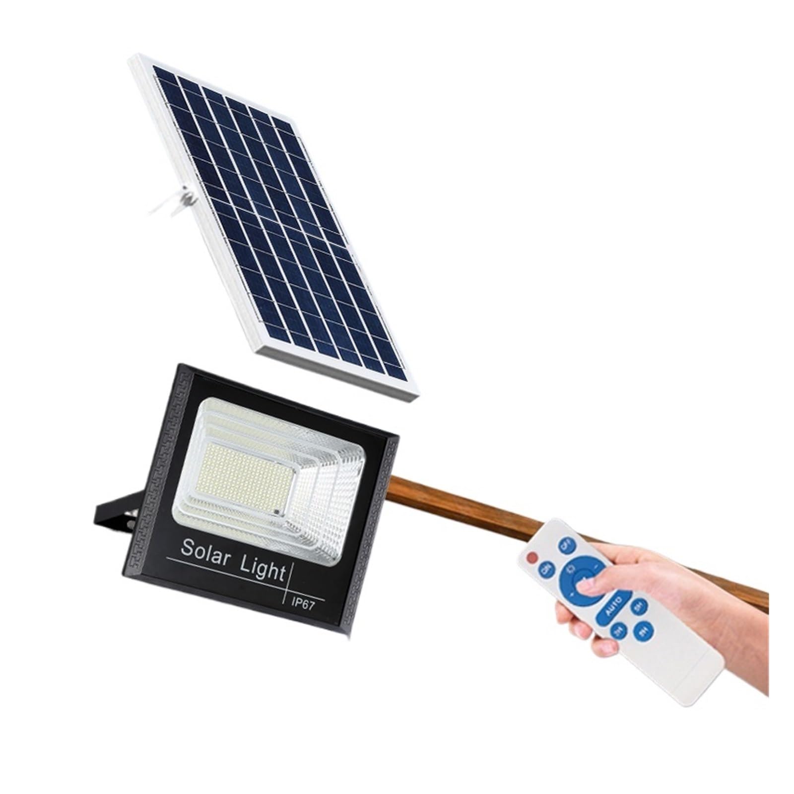 Lampa solarna zewnętrzna, 1000W LED lampa słoneczna zewnętrzna lampa punktowa odbicie światła słonecznego Fa Yuen Street Wall krajobraz słoneczny lampa punktowa wodoodporny
