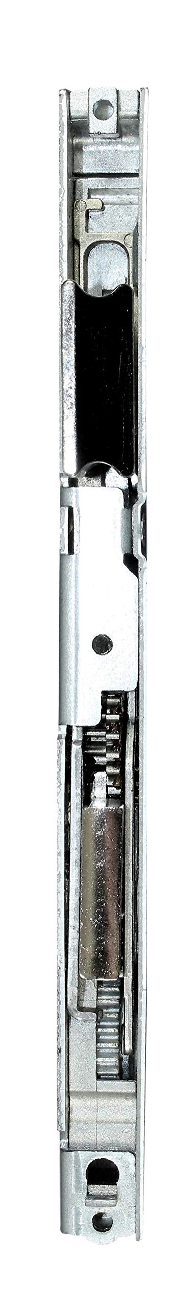KFV Reparatur Schlosskasten Hauptschloss AS 9050 mit Riegel, Dornmaß: 25mm (22mm) / Entfernung 92mm, incl. SN-TEC Montagematerial zum Schrauben und Nieten & SN-TEC Montageanleitung