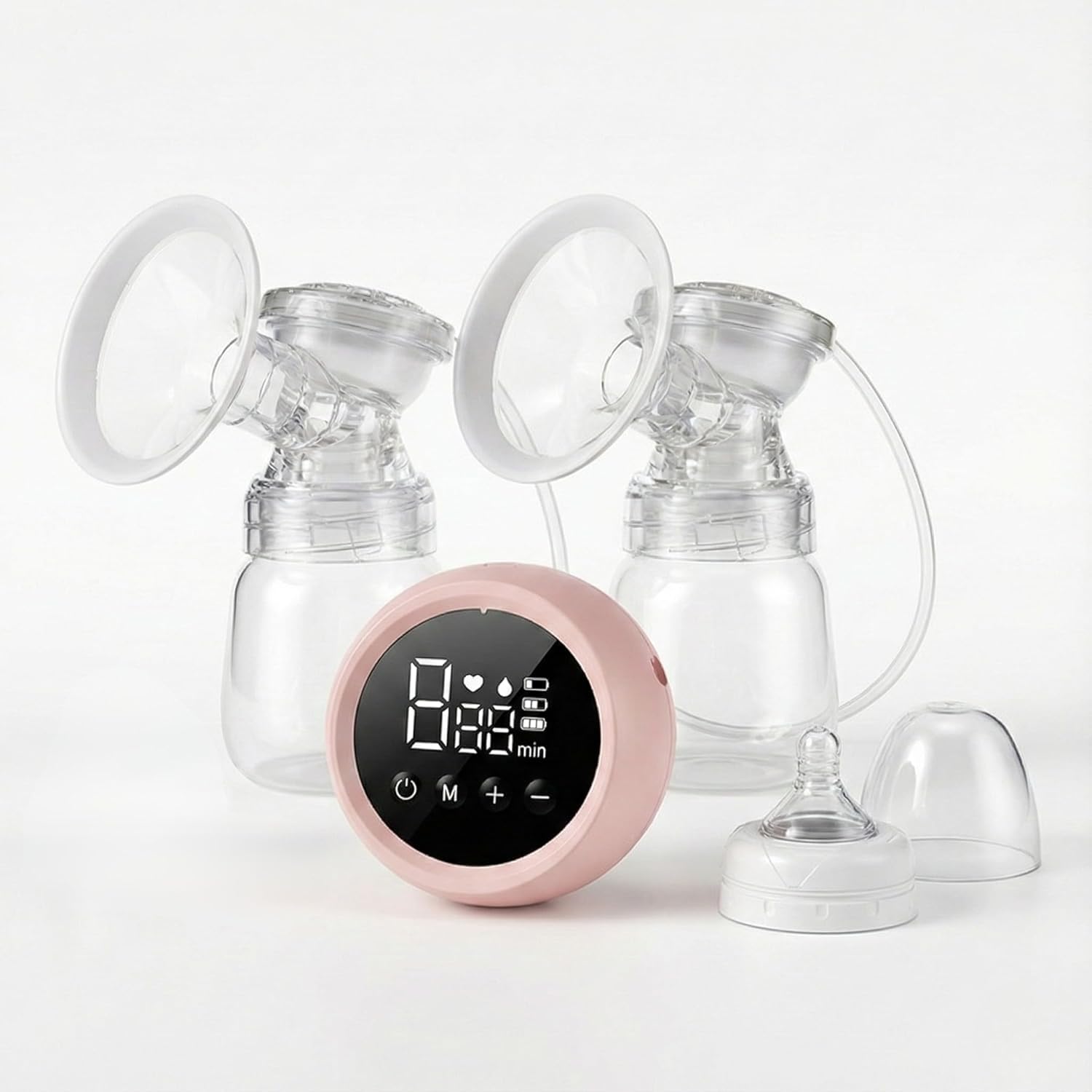Onlyu Adore Double Electric Breast Pump, Rechargeable, Dual Mode with 2 Phase Stimulation, Soft Silicone Cushion, BPA Free, Hands-Free, Quiet and Comfortable-image-36
