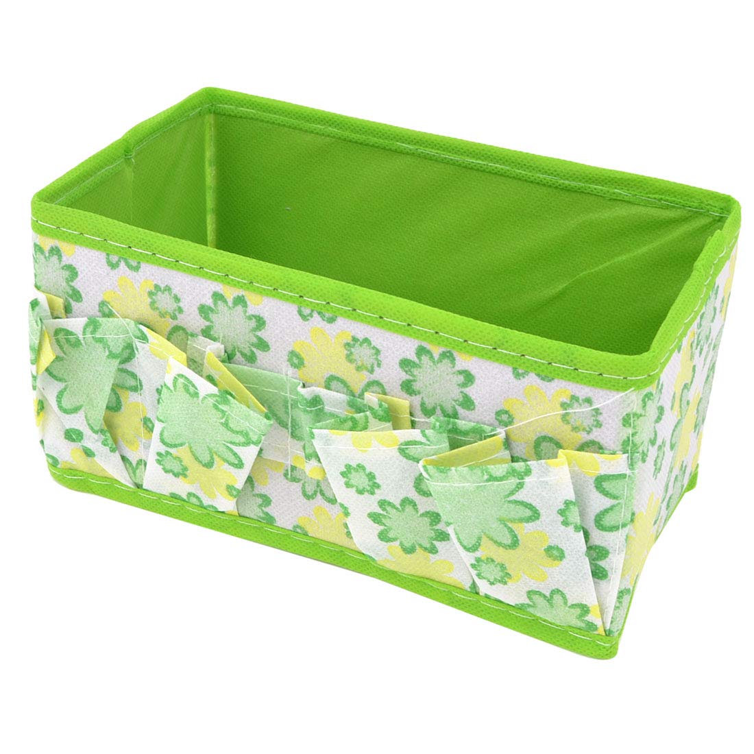 Non Woven Fabric Foldable Organizer Storage Box Green White id 885 1d1 eeb 094 bc4