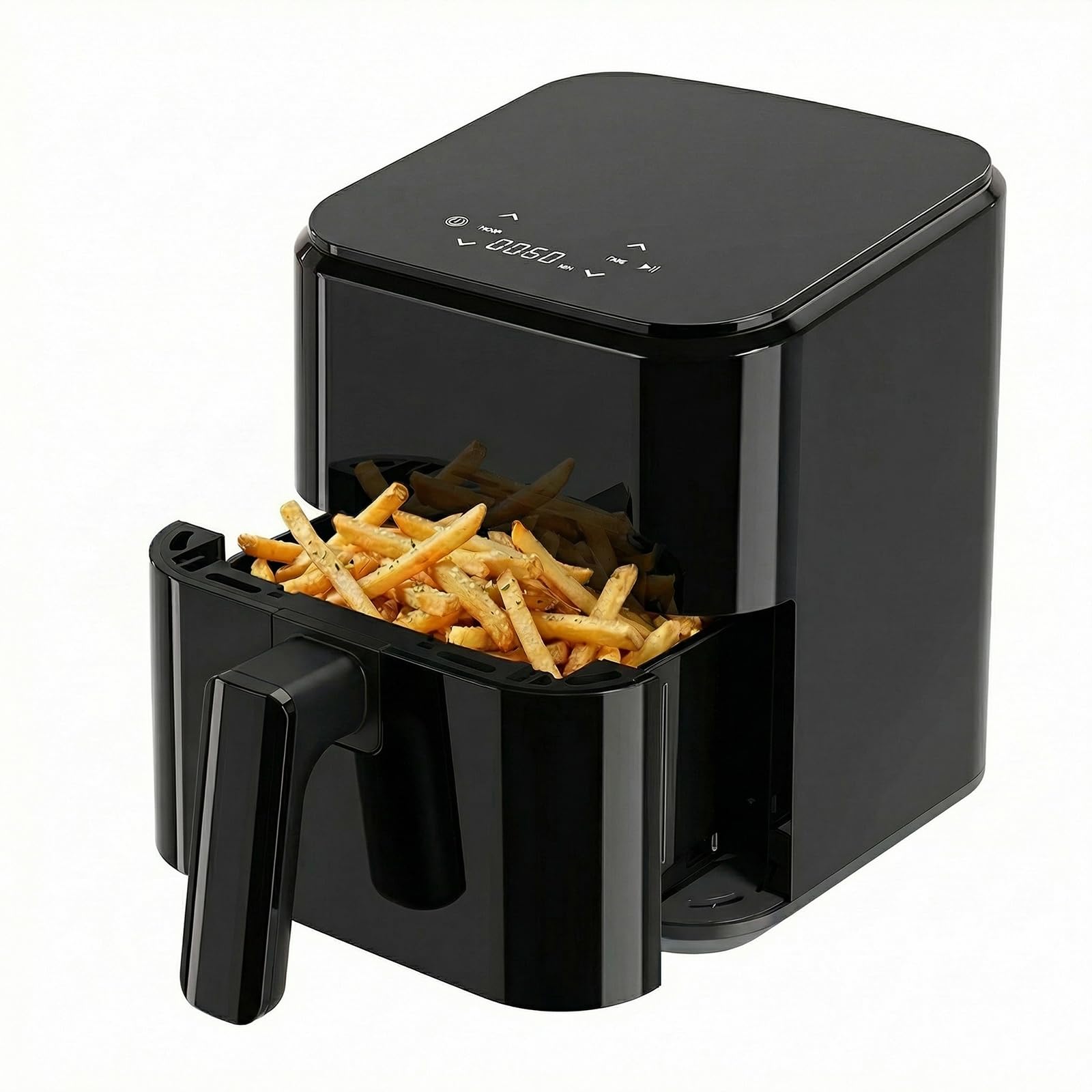 DUMOS 3 Qt Air Fryer, Compact Digital Airfryer with Auto Shut-Off, Fast Cooking for Quick Easy Meals, Space Saving Mini Air Fryer for Small Kitchens, Apartments & Singles
