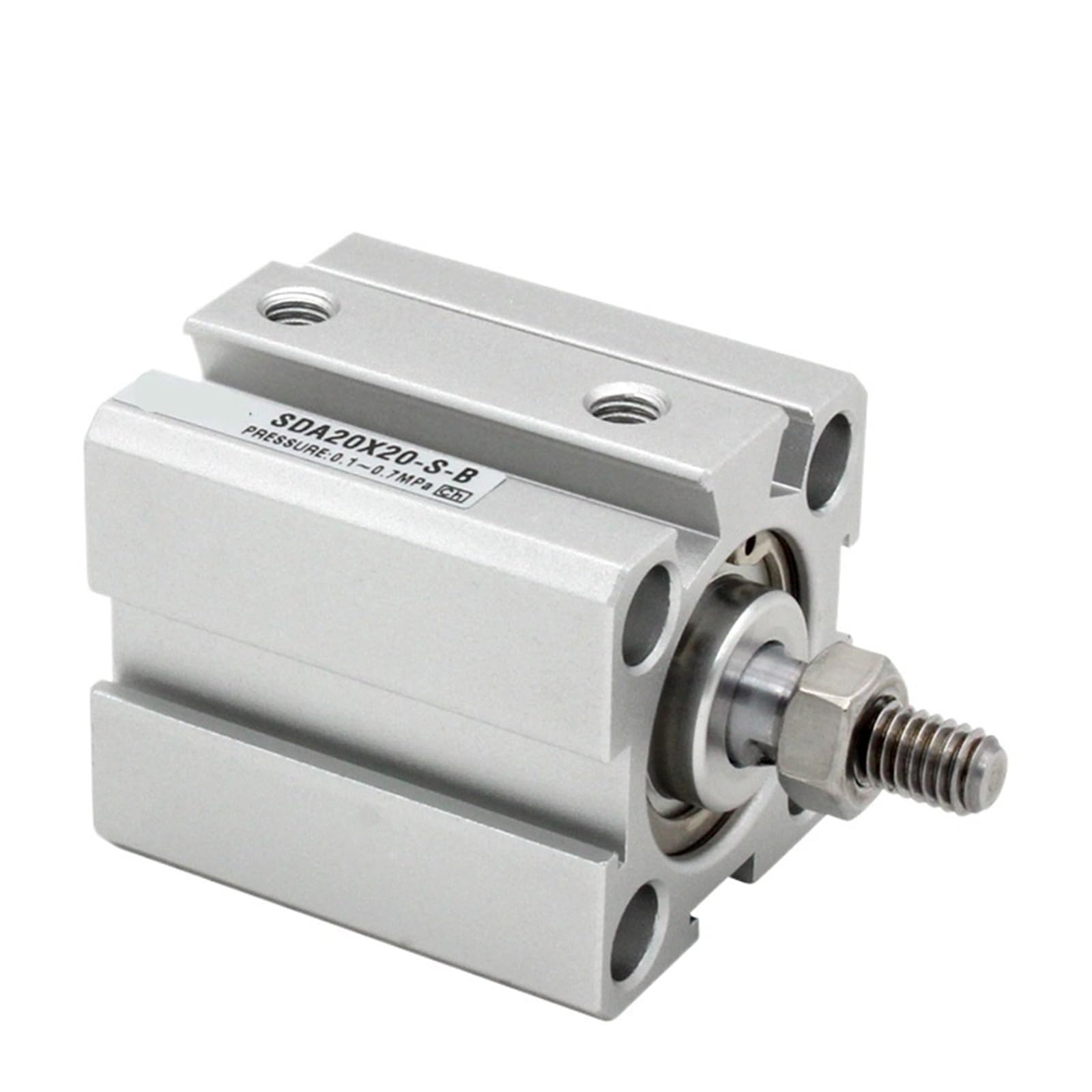 Xtvvtodjxt Men's One Color Sda40-B Air Pneumatic Cylinder Sda40x30-B-S Double Acting Compact Cylinder Bore40mm Stroke 5-100Mm Thread(Sda40x50-B)
