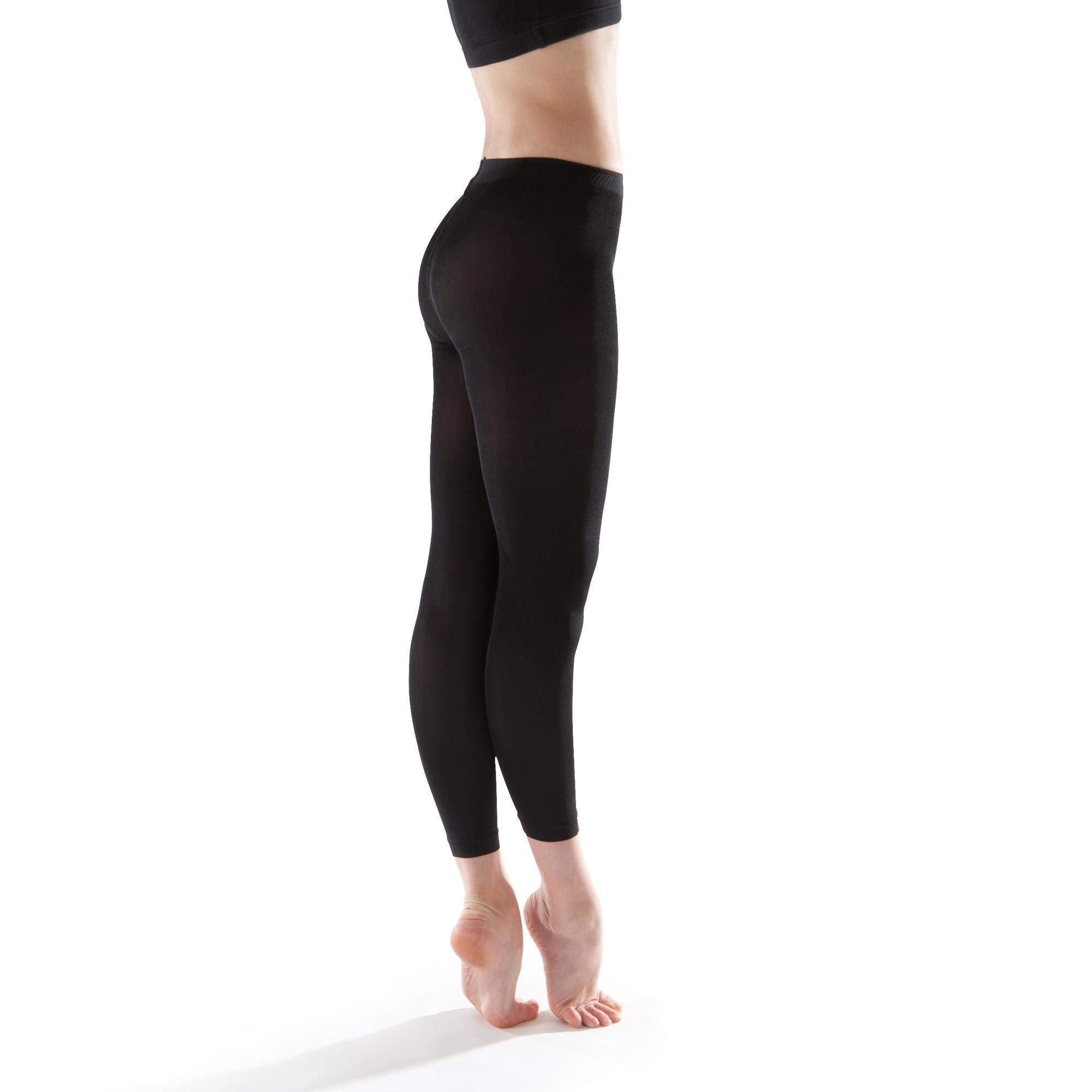 Silky Womens/Ladies 200 Denier Fleece Footless Tights (1 Pair) (X-Large (48â€-54â€)) (Black)