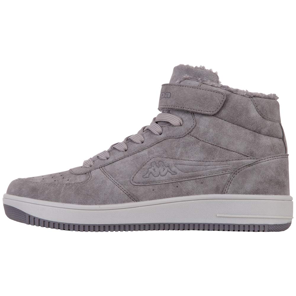Kappa BASH MID Fur Unisex, Road Running Shoe, 1614 Grey/L`Grey,
