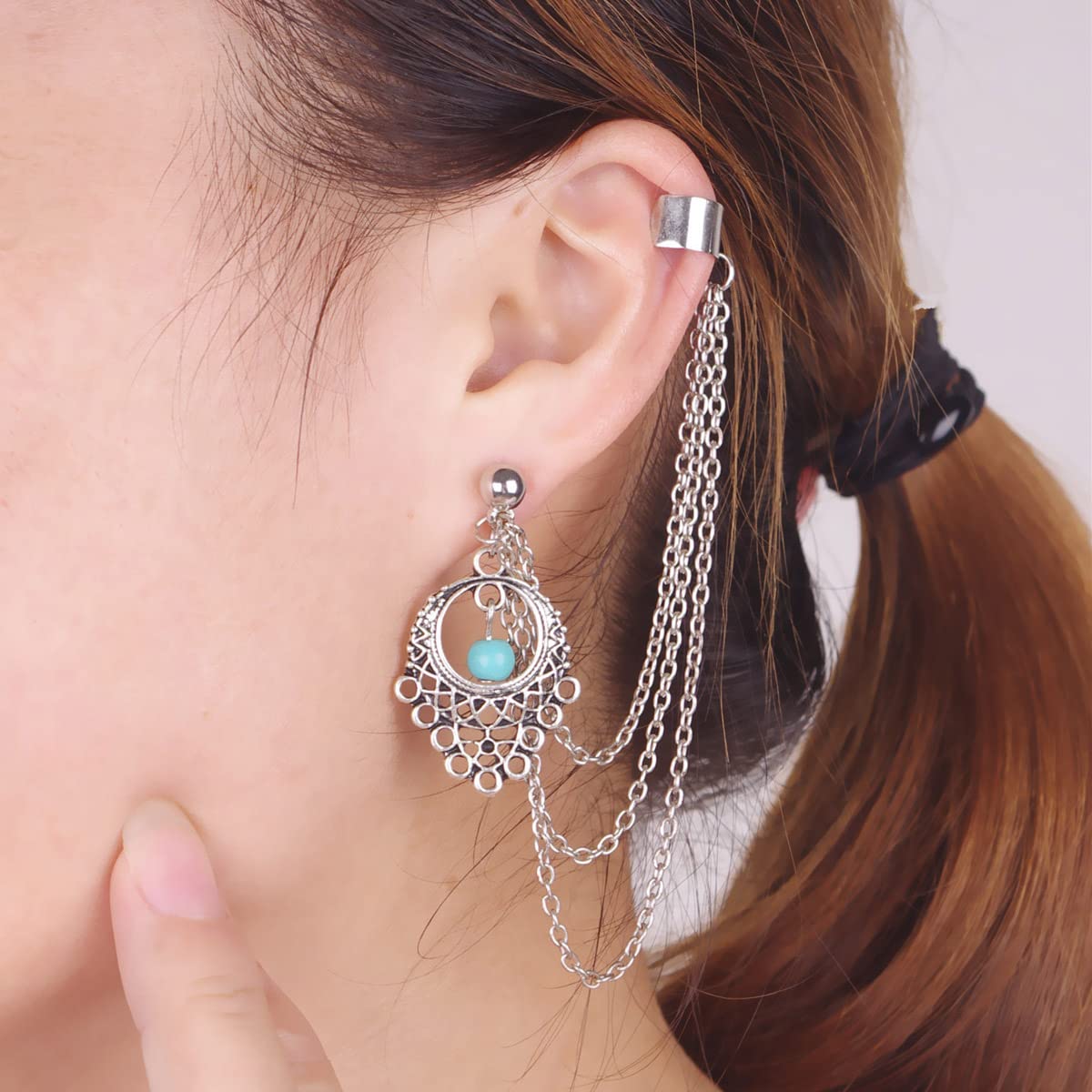 Boho Chains Ear Cuff Earrings For And (ER2079)