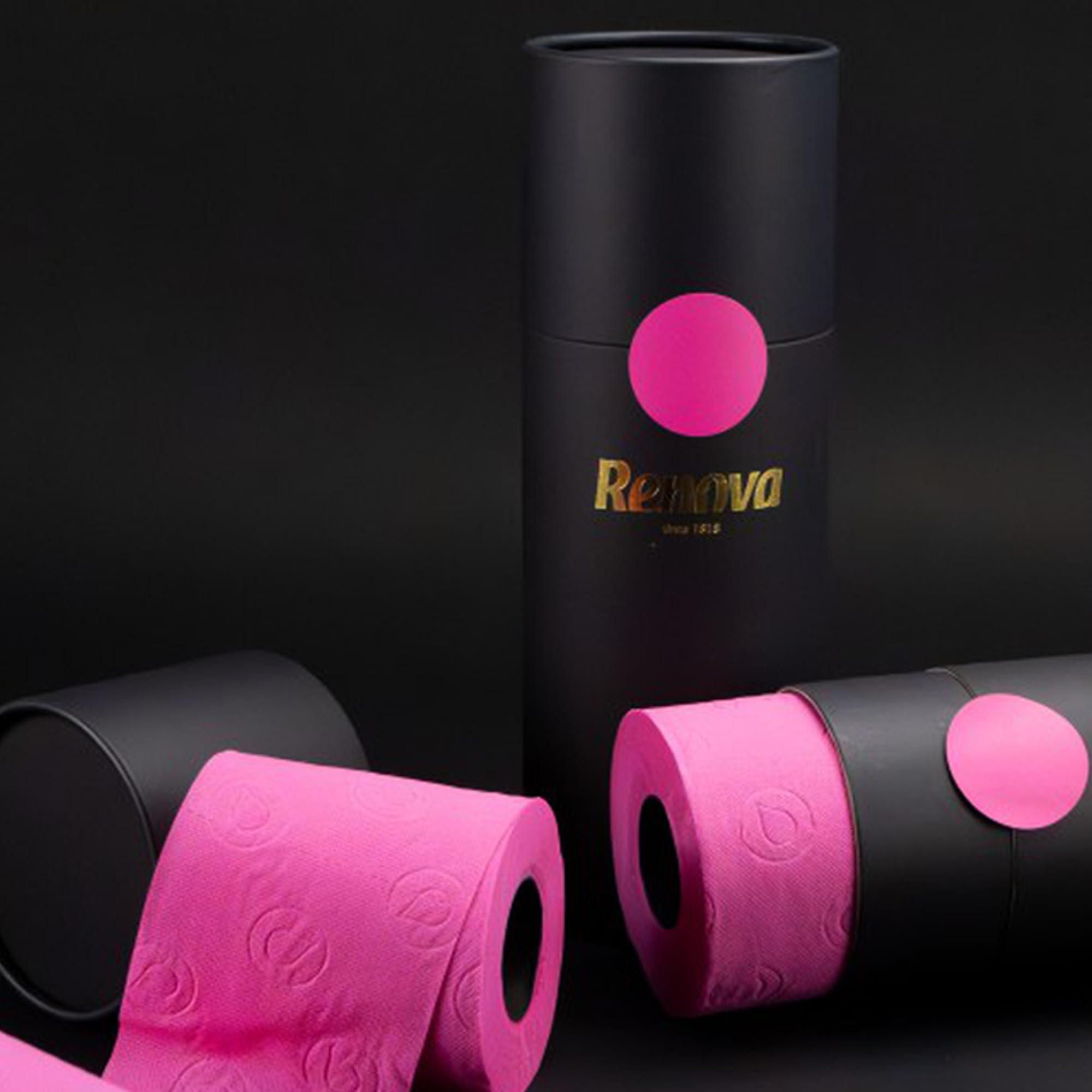 Renova Luxus Aroma & coloreado de 3 rollos de papel higiénico Tube