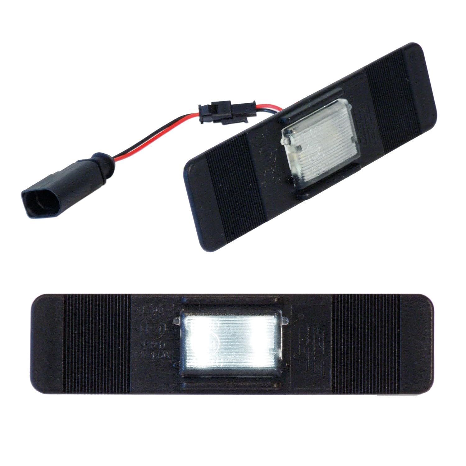 Devil Eyes 610770 LED Kennzeichenbeleuchtung ECE R4 geprüft und Eintragungsfrei, weiß