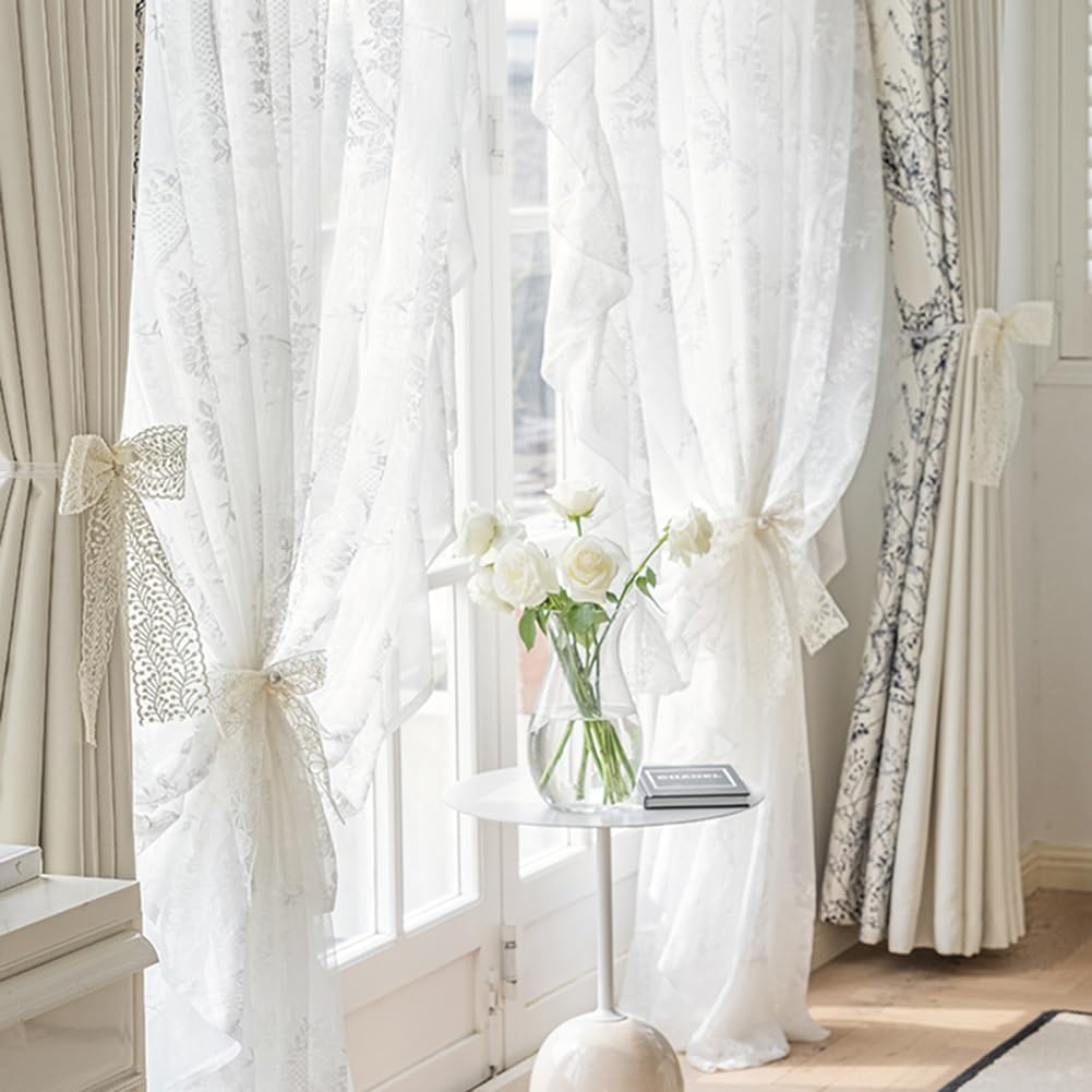 Loussiesd Tende a fungo retrò per bambini anni '60 S '70 S Groovy per camera da letto, soggiorno, tende oscuranti vintage fungo (30% -50%) fiori arancioni per finestre W46 x L72