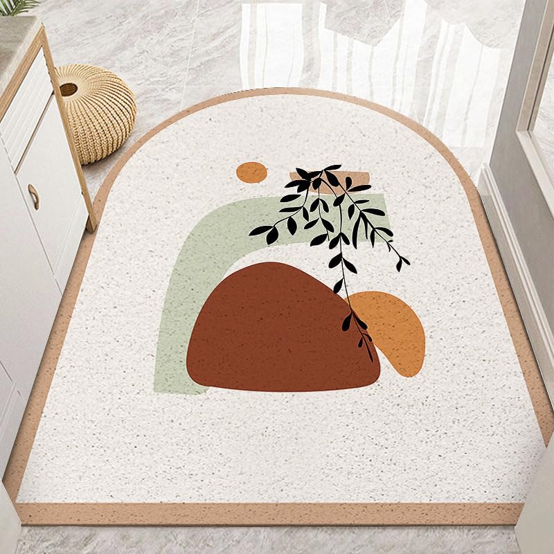 Tapis d'entrée extérieur et intérieur lavable tapis de sol cuisine