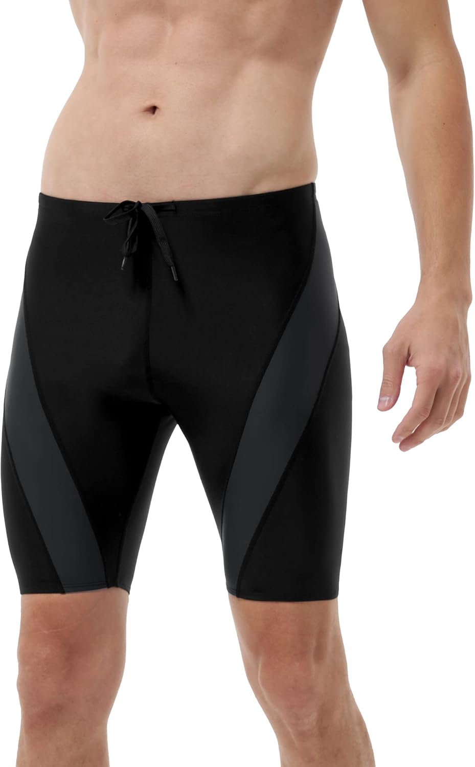 Runhit Swim Jammers for Men, UPF 50+ Square Leg Swimsuit