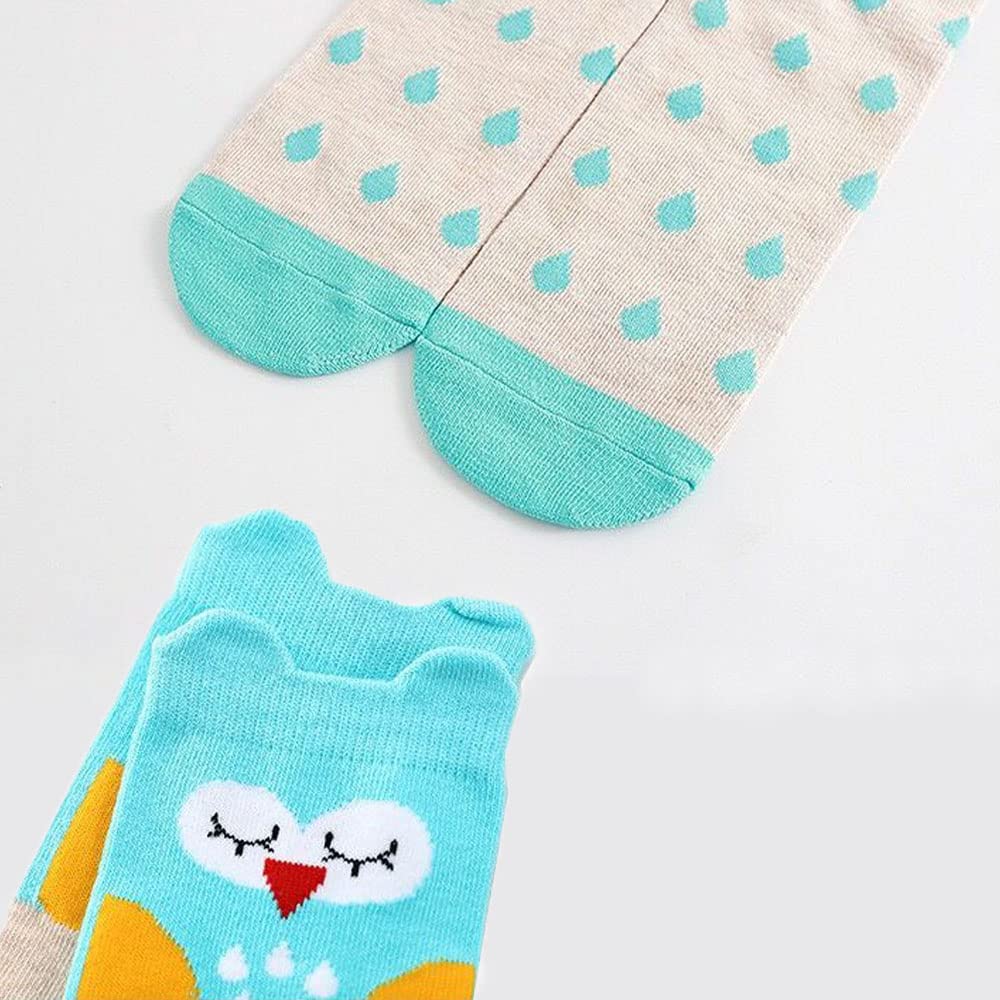 FedMois Mädchen Kniestrümpfe über Knie Socken 6er Pack