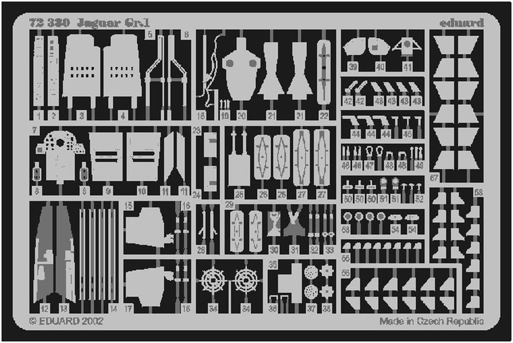 Eduard Accessories 72380 model building accessories Jaguar size 1