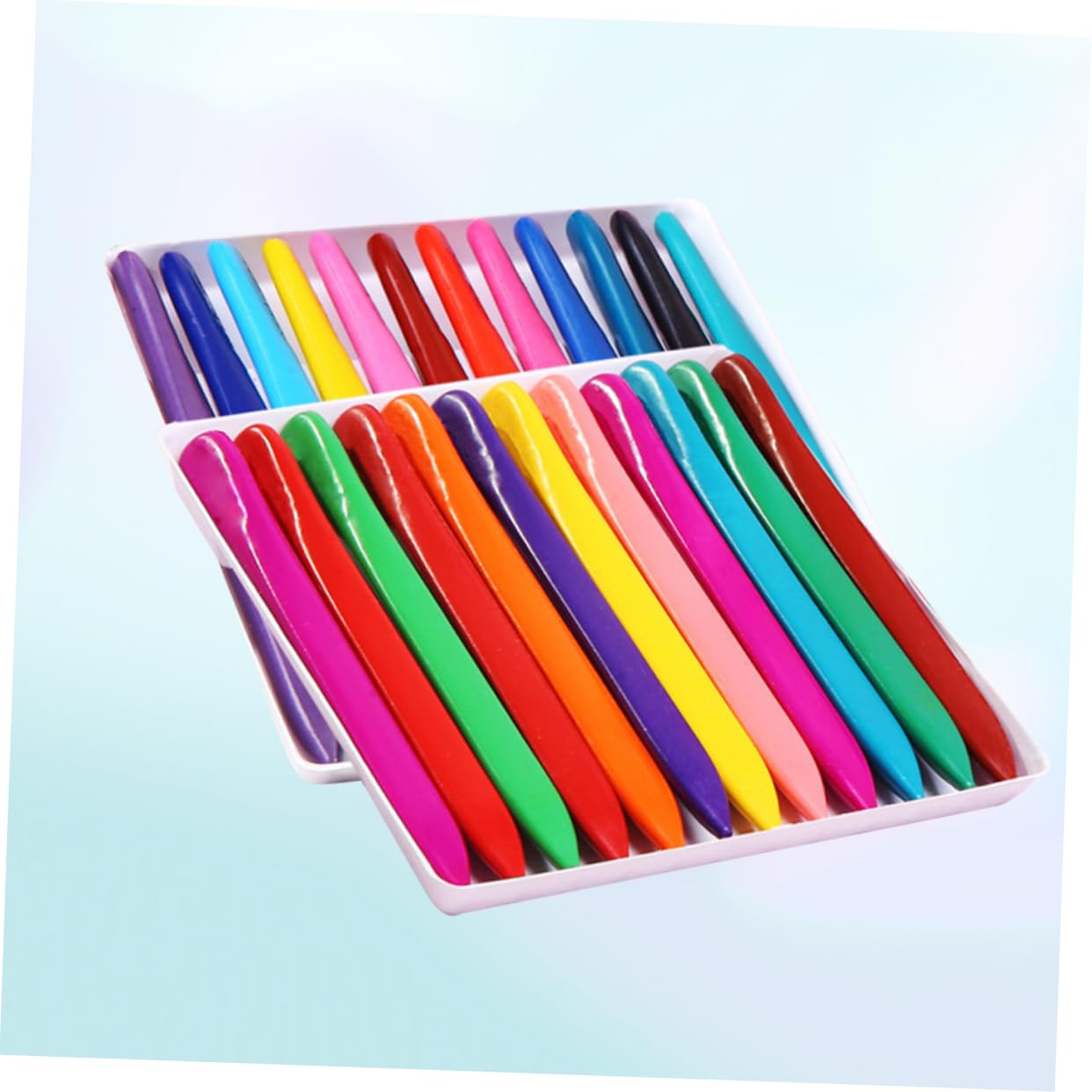 VANZACK 1 Set Colors Washable Crayons for Easy to Hold Coloring Crayons for School Projects and Creative Play present for Birthdays and Holidays