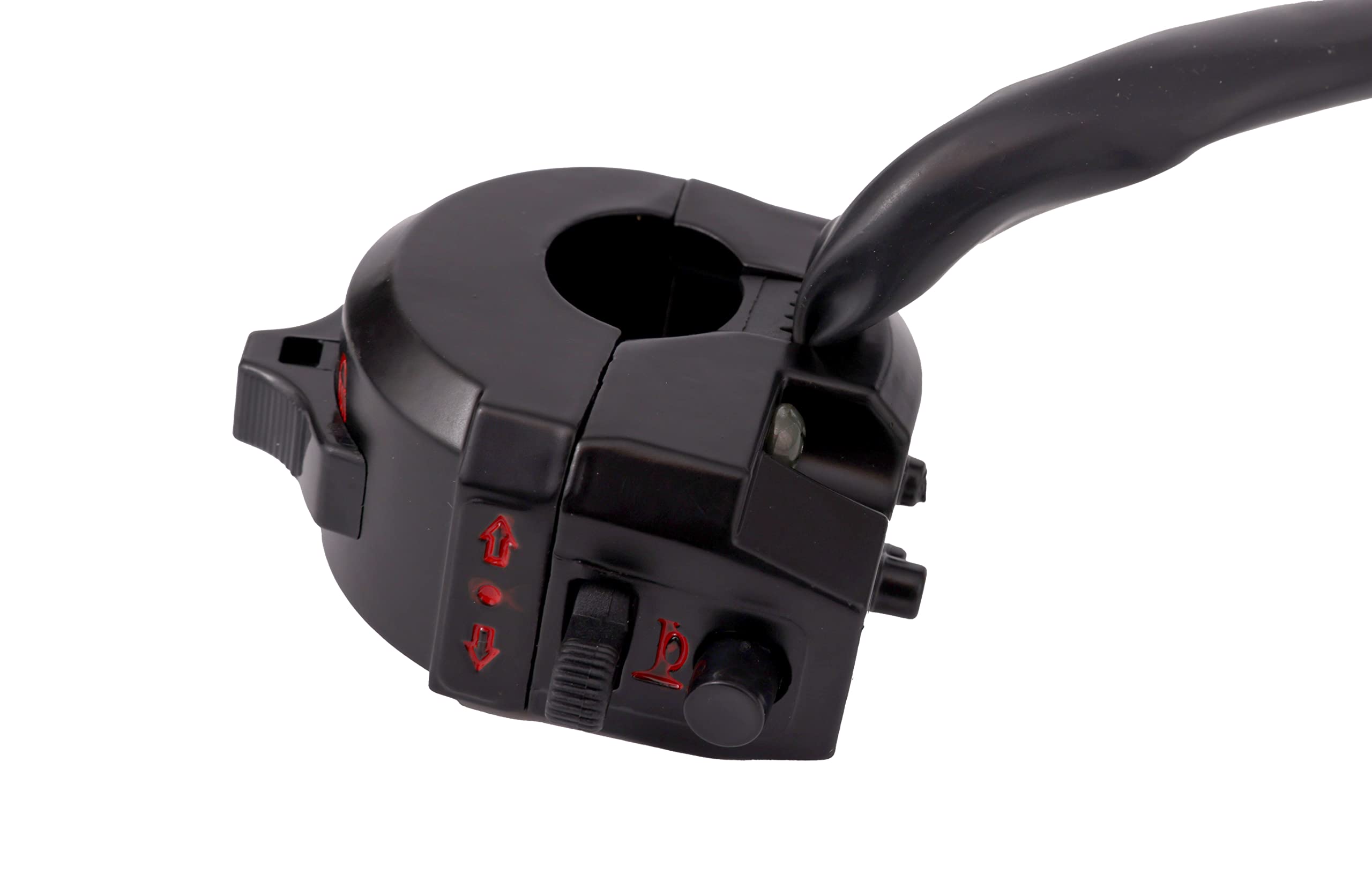 Interruttore Manubrio Moto Sinistro Universale - Controllo Frecce, Abbaglianti E Clacson Per Manubri 7/8" - Foto 3