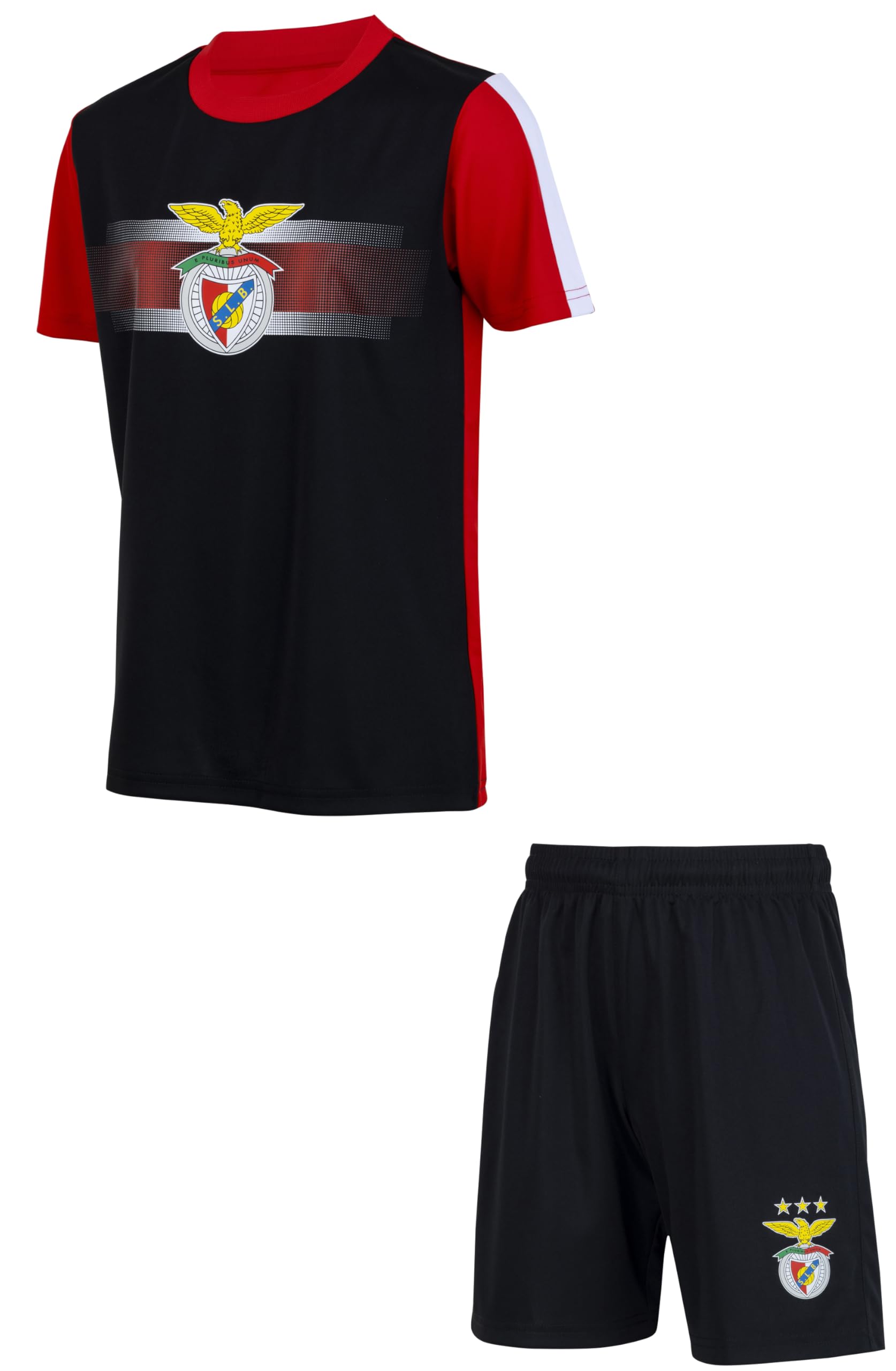 SL Benfica – Conjunto de fútbol – Camiseta corta SLB para niño – Colección oficial de Lisboa
