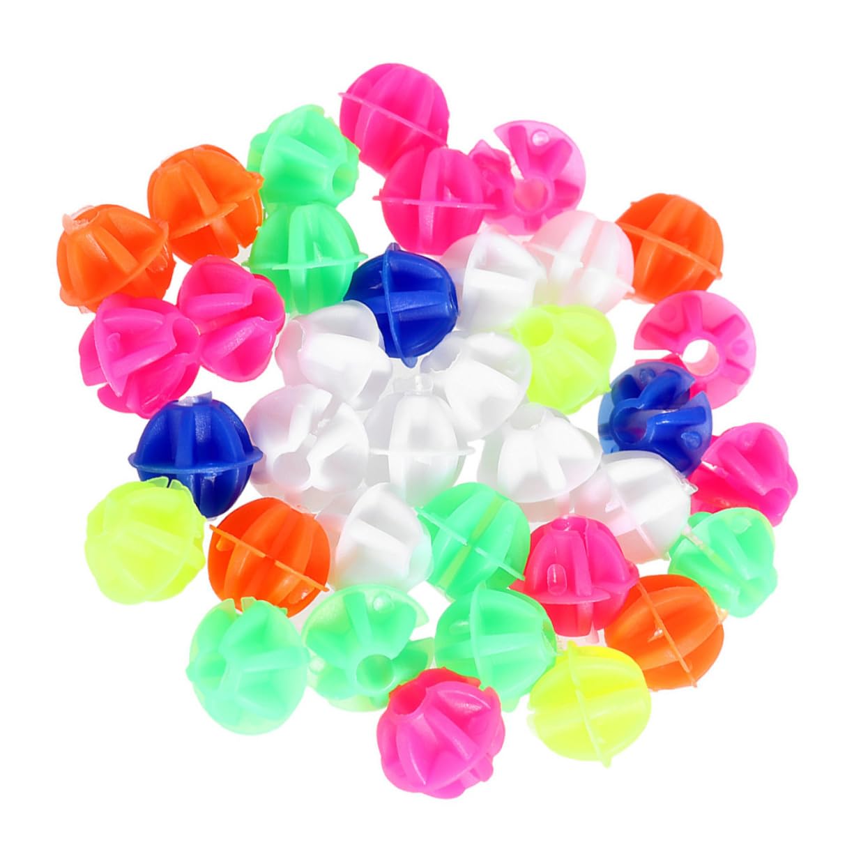 BCOATH Plastic Clip Bike Spoke Beads Round Wheel Decorations for Children's Bicycles