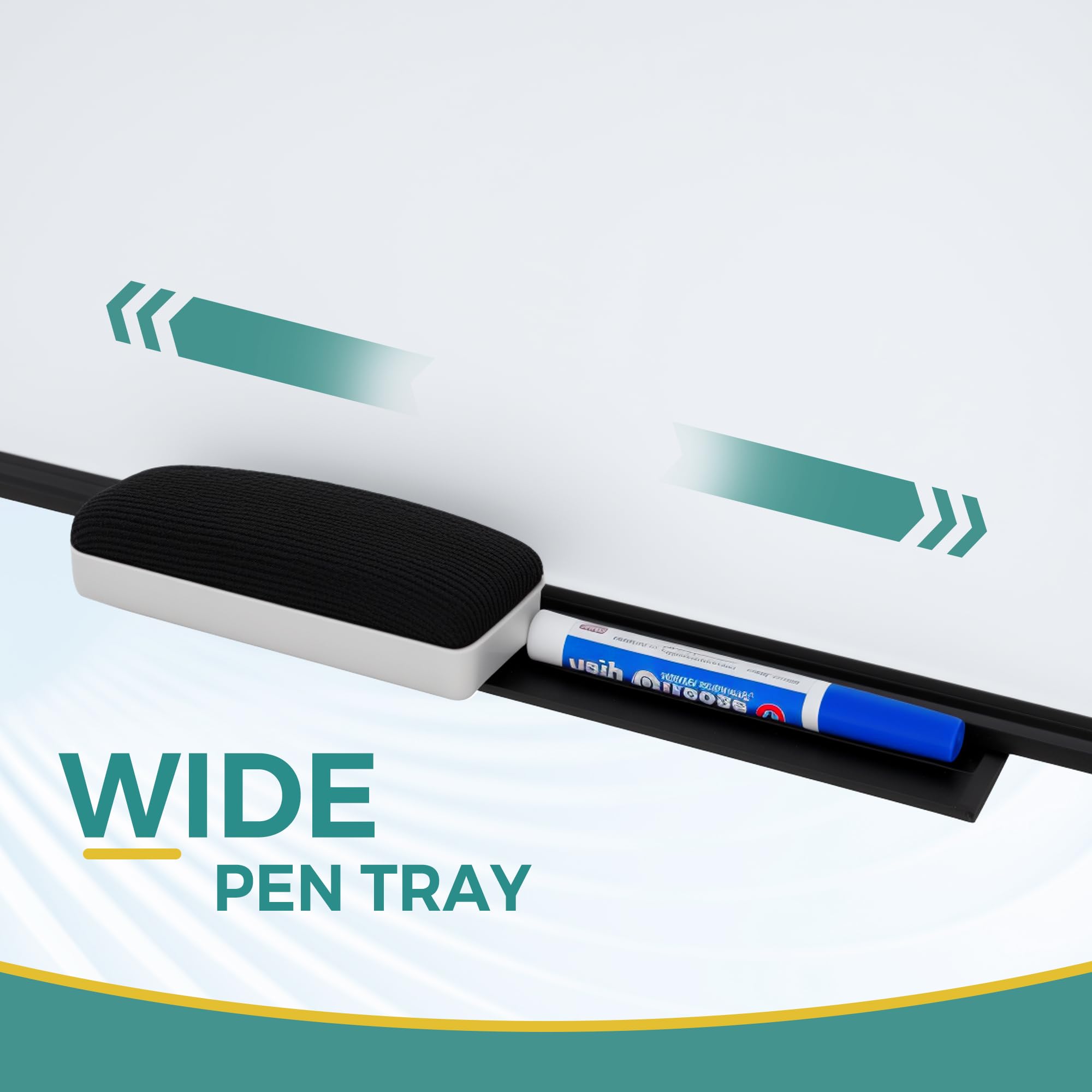 Amazon | DexBoard 72インチ x 40インチ 磁気ホワイトボード| 特大