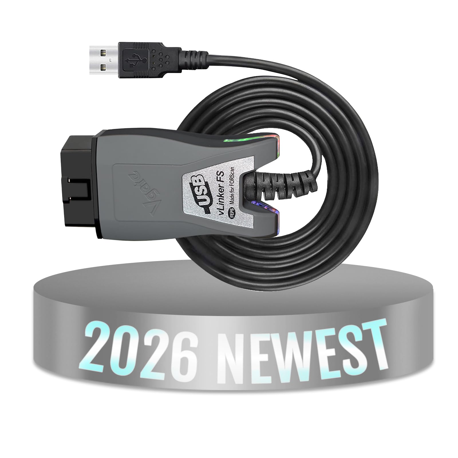 Vgate vLinker FS USB OBD2 Car Diagnostic Tool for FORS-can HS/MS-CAN OBD2 Automotive Scanner