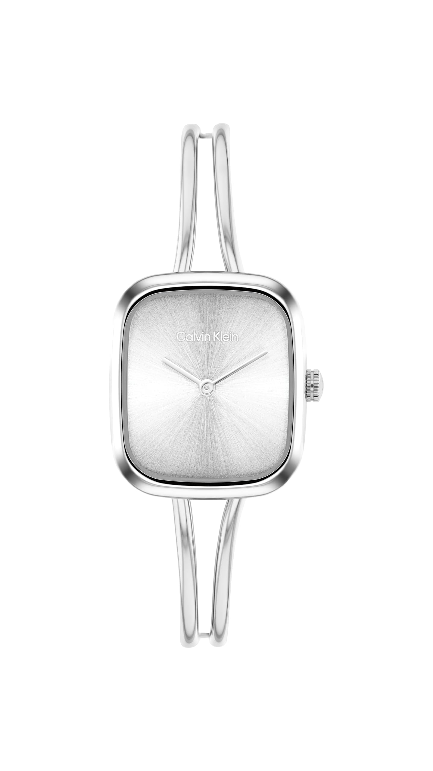 Calvin Klein Two Hand Quartz Movement Watch for Women CK Adore Collection with Silver Stainless Steel Bracelet - 25100131
