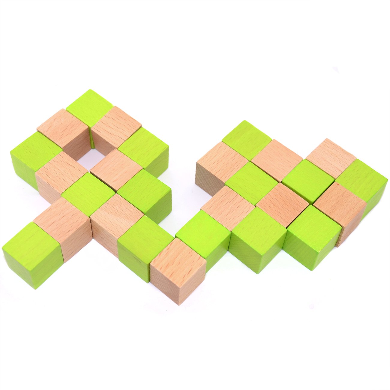 Cubo Mágico Rompecabezas Cuadrado De Madera Cubo Magico