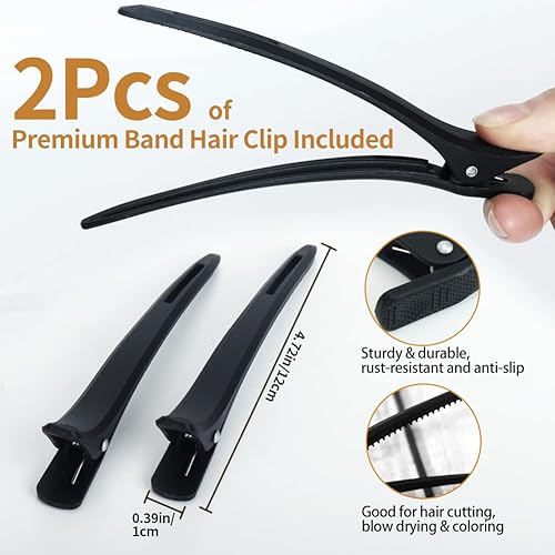 Miniatura 6 de Unibana - Juego de 6 cepillos para desenredar el cabello para mujeres y hombres juego de cepillo rizado y peine para cabello grueso húmedo seco